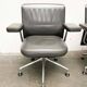 Postmodern swivel chairs model AC2 in leather by Antonio Cittero for Vitra, 1990s, set of 4.