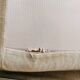 Pair of modular velvet armchairs and ottoman