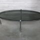 Table basse ovale 1970