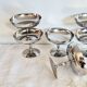 Stainless steel ice cream cups, set of 6, aperitif cups (ref 8)