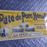 Domed enamelled plate henaff pork paste