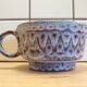 Large ceramic mug signed Jean Austruy