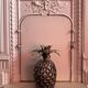 Seau à glace argenté ananas année 70