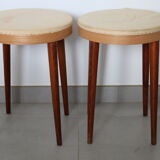 Pair baumann stools to cover