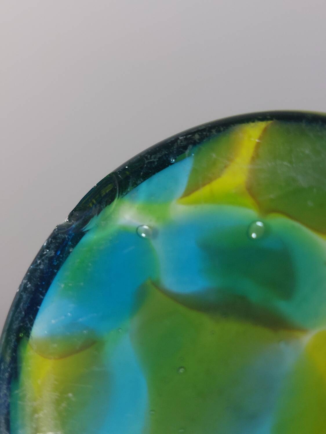 Small vintage Murano glass vase from the 1950s.
