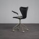 First edition Arne Jacobsen model 3217 office chair for Fritz Hansen, Denmark, 1950s