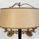 Golden brass lamp, empire style - early twentieth century