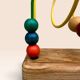 Jouet d'éveil boulier en bois multicolore