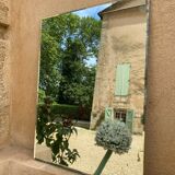Vintage beveled mirror