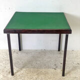 Folding bridge table