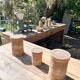 Exceptional antique counter 220 cm