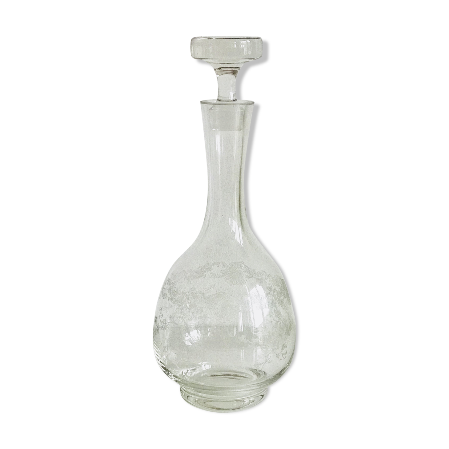 Bohemian engraved decoration Crystal decanter