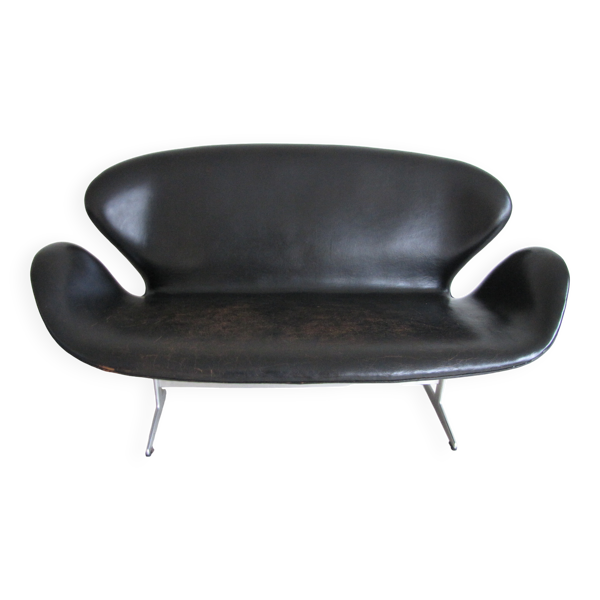 Canapé Modèle 3321 Swan Vintage par Arne Jacobsen pour Fritz Hansen, 1960s