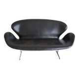 Vintage Model 3321 Swan Sofa by Arne Jacobsen for Fritz Hansen, 1960s