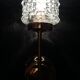 gold metal and glass sconces 1950