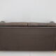 1970s Danish Brown Leather 2 Seater Sofa
