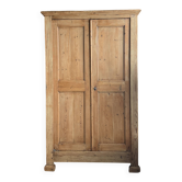 Armoire lingère ancienne en pin massif (rénovée)