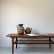 Vintage wooden coffee table with reversible Formica top