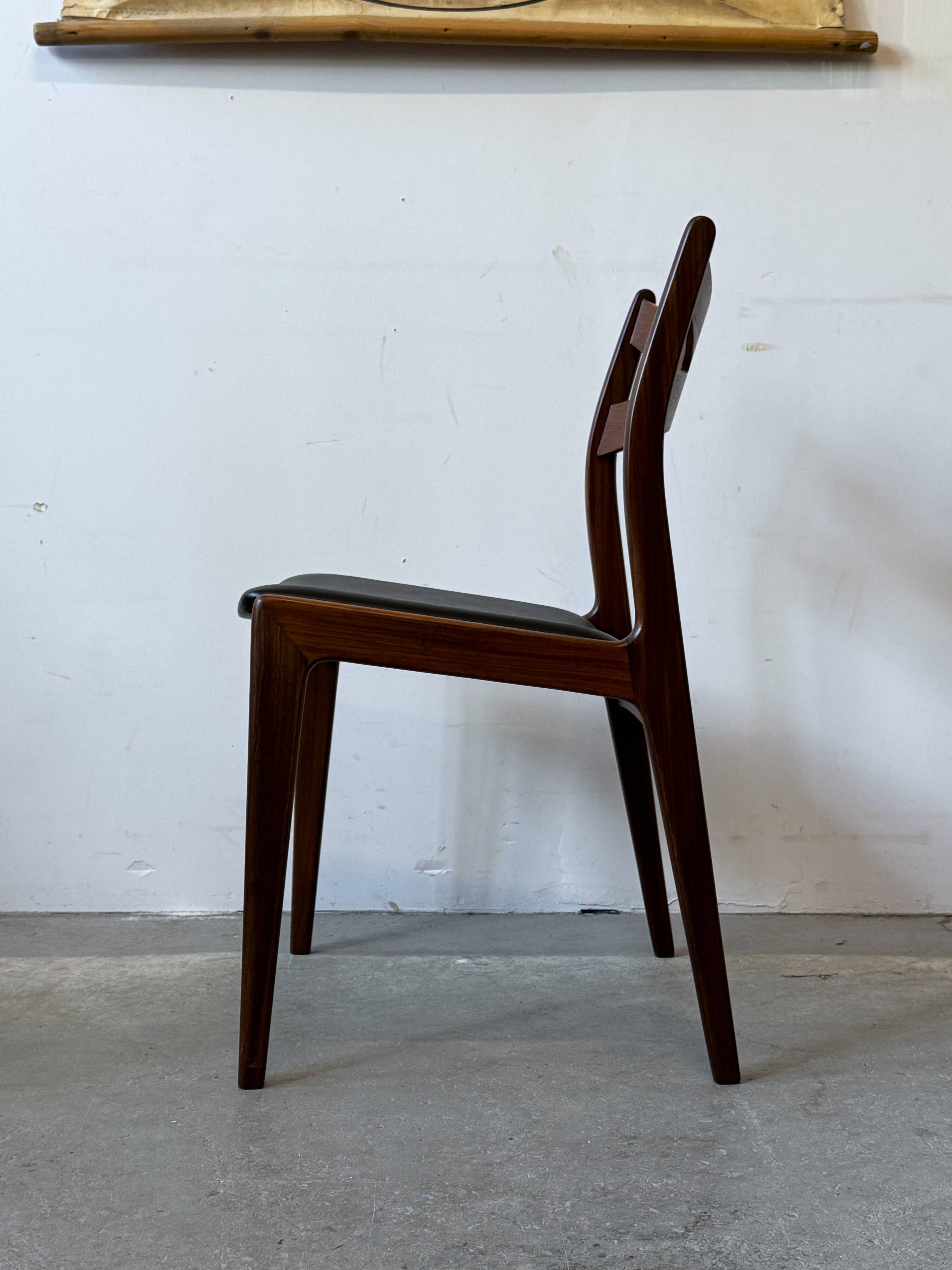 Teak Chairs, 3 pcs, Denmark 1960s/1970s, mid-c, vntg