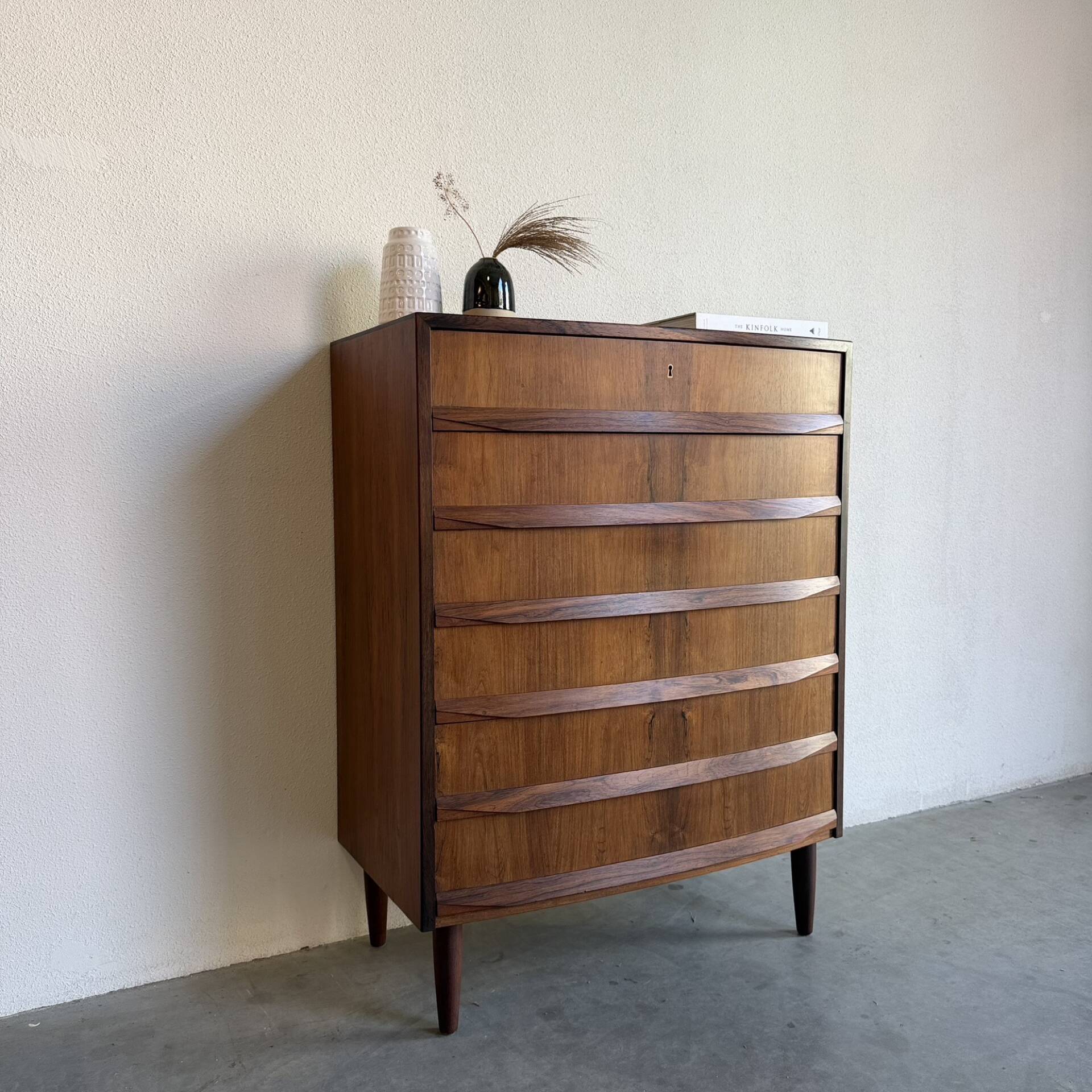 Vintage chest of drawers rosewood 