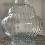 Grand vase en verre moulé 40cm