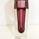 Large sommerso vase, Murano glass