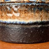 Ceramic vase from the Danish modern mid-century studio, 1960s.