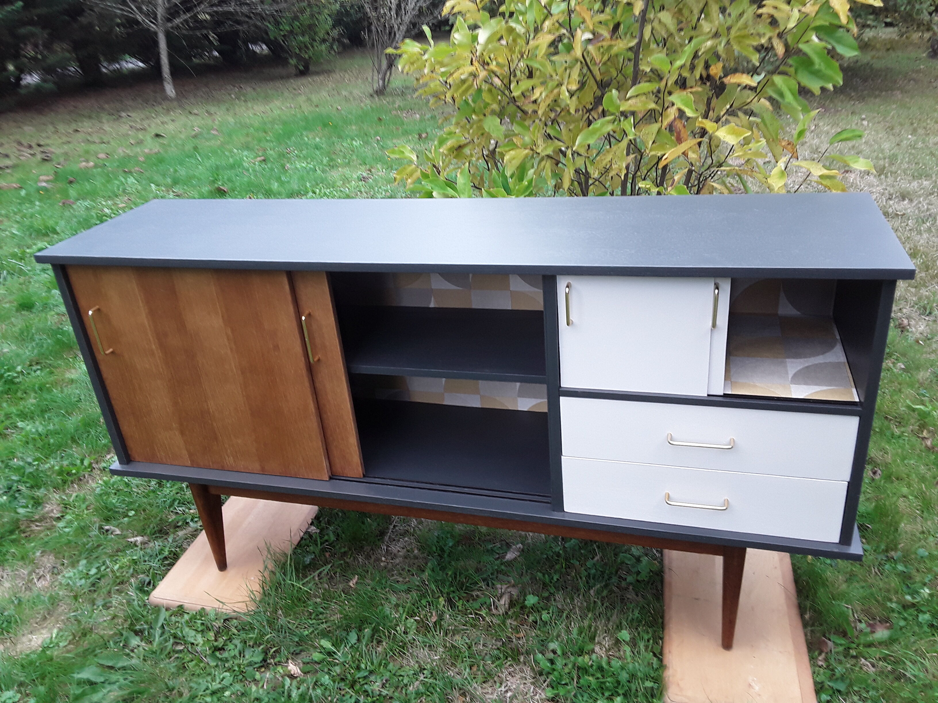 Sideboard vintage grey
