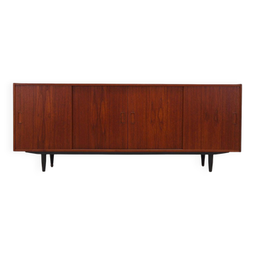 Buffet en teck, design danois, années 1970, fabricant : Westergaard