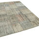 Handmade turkish overdyed 175 cm x 244 cm grey patchwork carpet