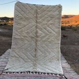 Handwoven Moroccan wool rug size 1.4/2.6 m.