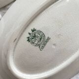 2 "Crown" ironstone bowls Boch Frères Keramis La Louvière