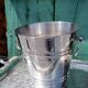Hallmarked silver metal champagne bucket