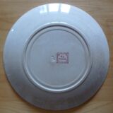 Plate Pexonne rose
