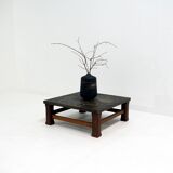 1960s Coffee Table made of Oak and Norwegian Sell Pillarguri Slate