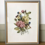 Vintage flower frame Jullien