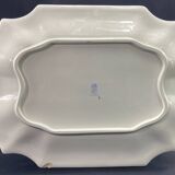 Very large Gien earthenware dish, Rouen decor