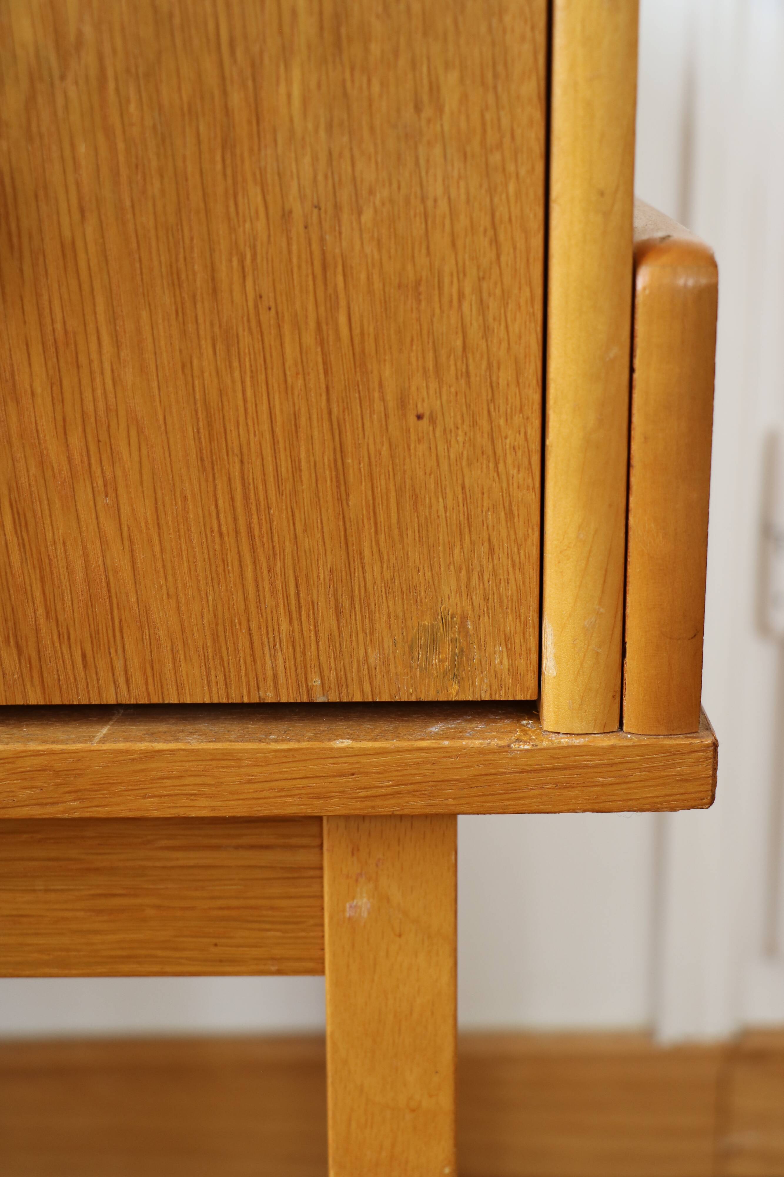 Entry bench, modular Scandinavian telephone bench, teak, 1960.