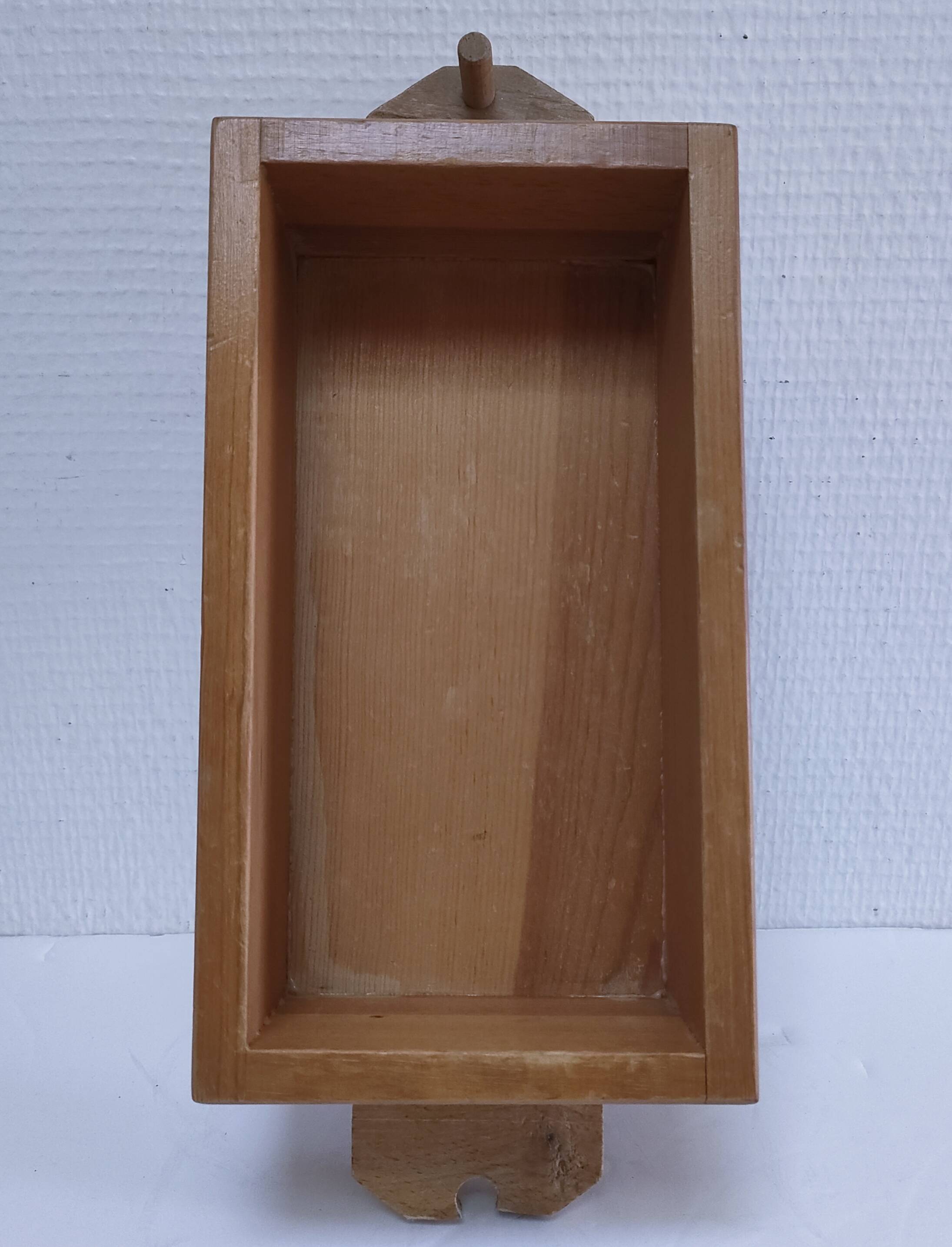 Large wooden train stamped Wog Austria