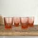 4 vintage “art deco” Rosaline glasses
