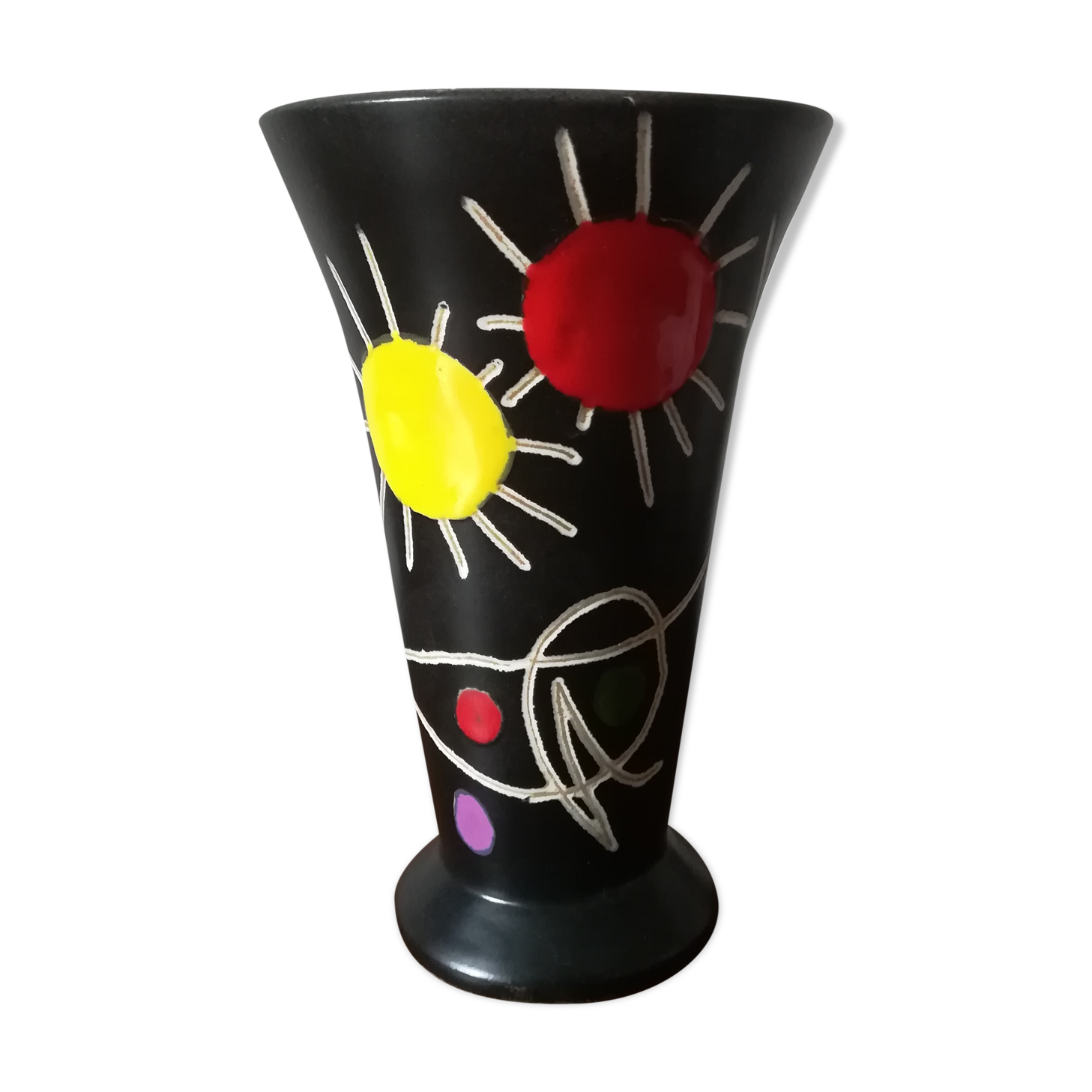 50s Vallauris cone vase