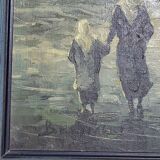 Fishing scene canvas