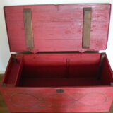 Chest old trunk Folk Art