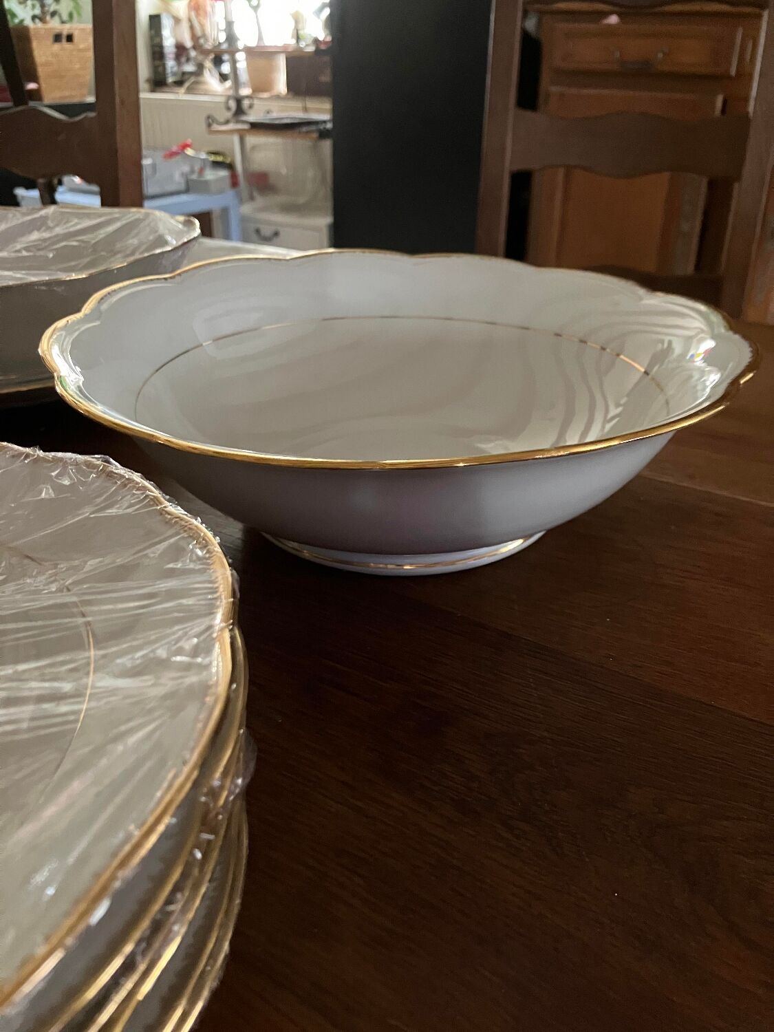 Limoges porcelain service lot