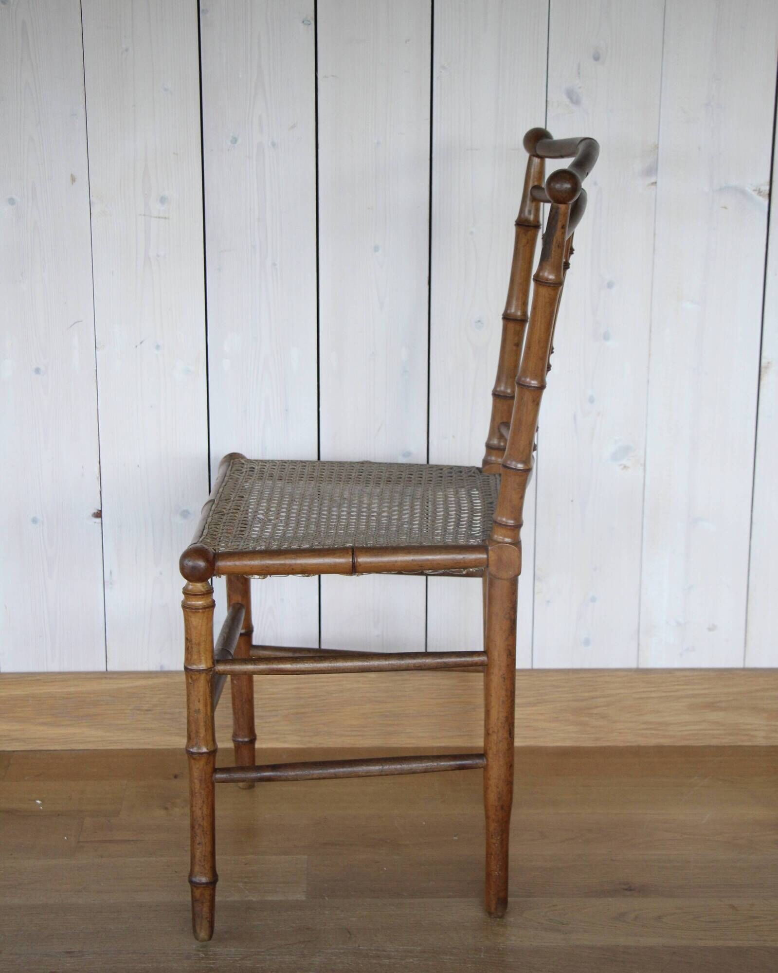 Caned chair Napoleon III