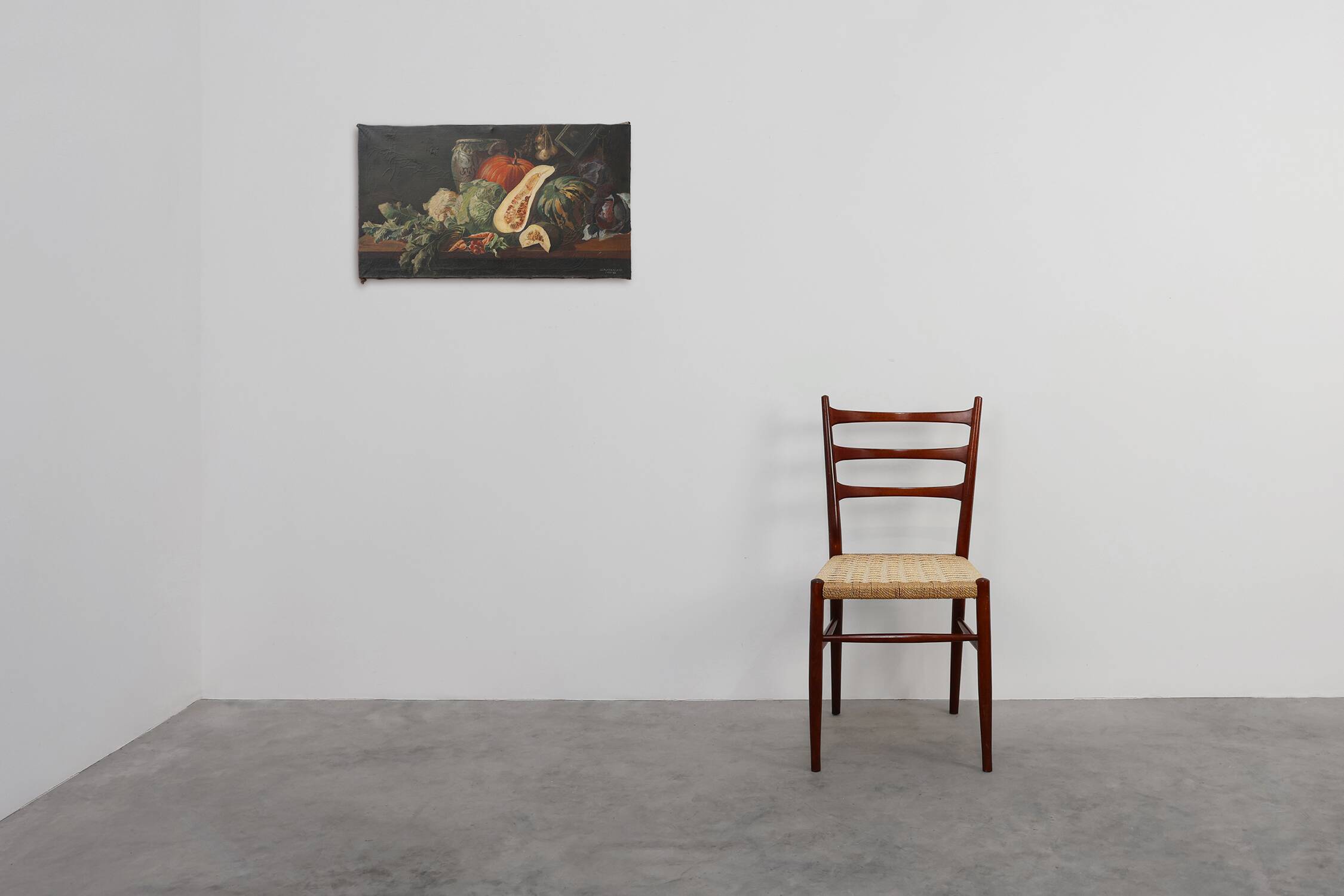 Still Life with Vegetables and Pottery by A. Platteau, Belgium, 1935–1936