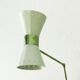 Italian articulated wall light diabolo design 50s