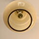 Suspension globe opaline cream
