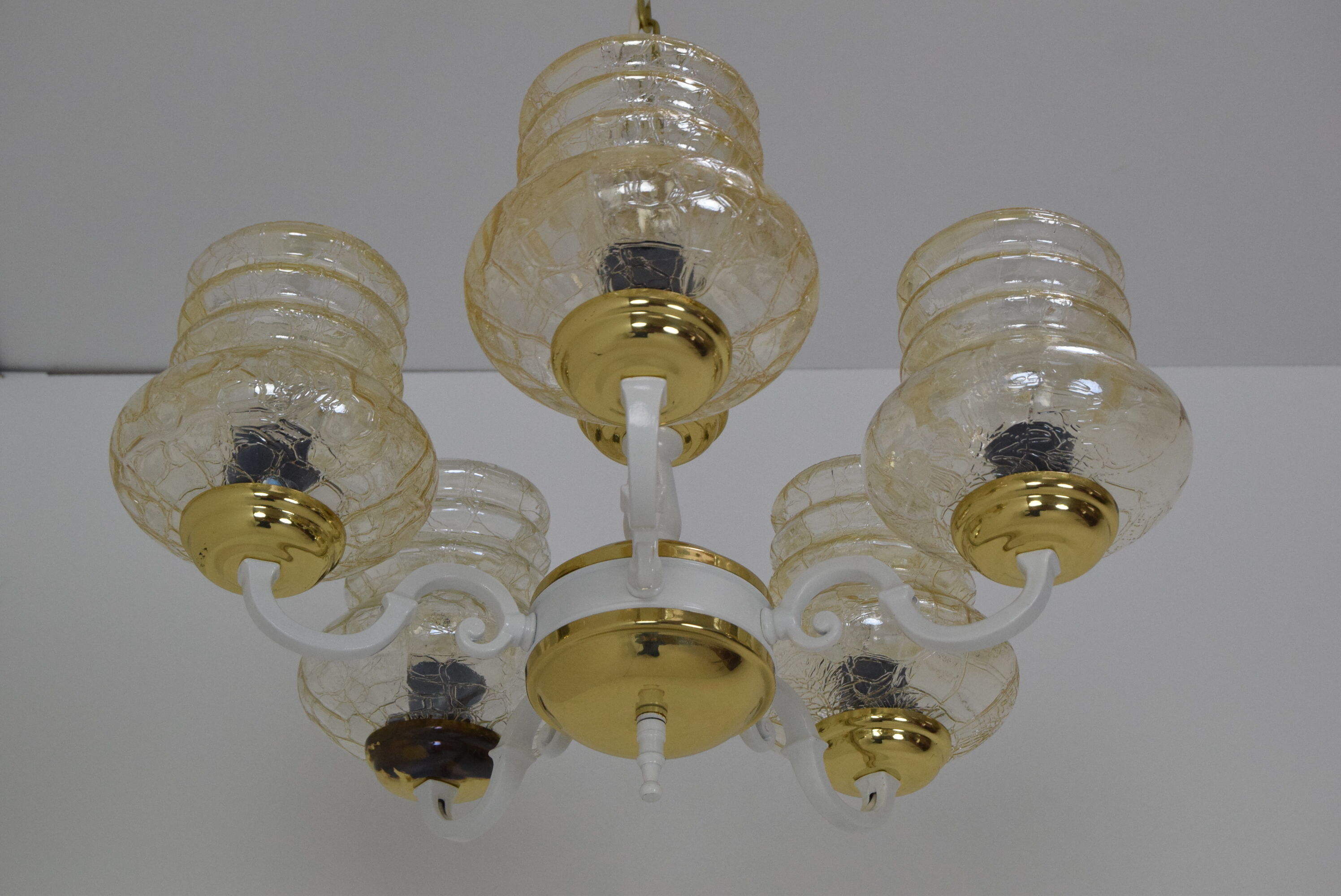 Mid-century Chandelier,Czechoslovakia,1970's.