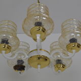 Mid-century Chandelier,Czechoslovakia,1970's.